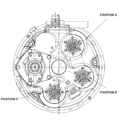 PRESTONE-HYDRAULIC-TORQUE-CONVERTER-EXTERNAL-DIMENSION-YJ330-DANA-SPICER-C270-3 YJ330 Torque Converter