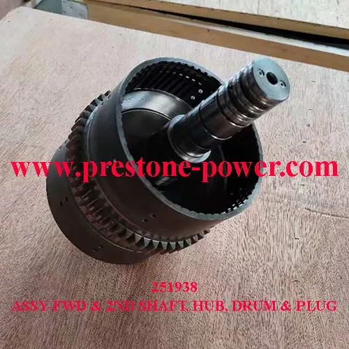 251938 ASSY-FWD & 2ND SHAFT, HUB, DRUM & PLUG 2 251938 ASSY-FWD & 2ND SHAFT, HUB, DRUM & PLUG 2