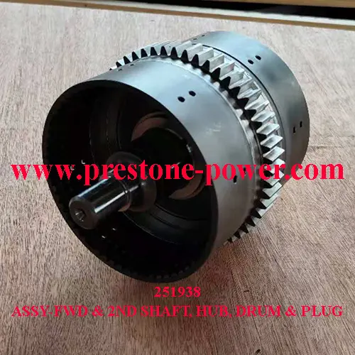 251938 ASSY-FWD & 2ND SHAFT, HUB, DRUM & PLUG 3 251938 ASSY-FWD & 2ND SHAFT, HUB, DRUM & PLUG 3